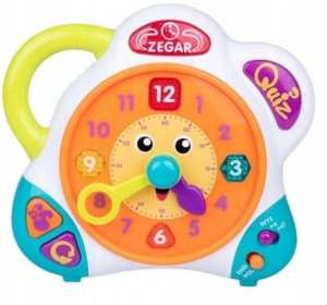 Dumel Zegar edukacyjny Tik Tak Uczy Świeci melodie