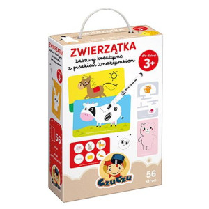 Zwierzątka Kreatywne z Pisakiem Zmywalnym CzuCzu