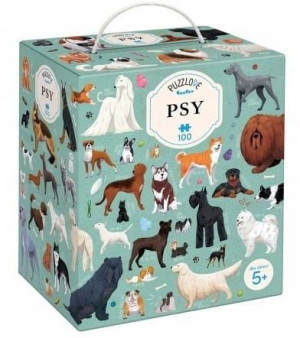 Puzzlove CzuCzu Psy 100el Puzzle dla dzieci CzuCzu