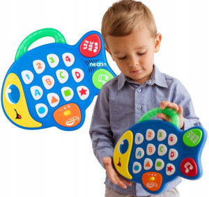 Edukacyjna Rybka Tablet Nauka literek cyfr Dumel