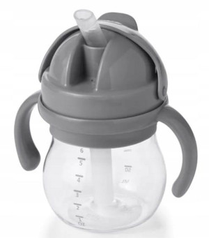 Kubek ze słomką Grey 150 ml 4m+ Oxo