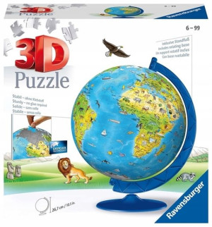 Puzzle 3D Globus kula ziemska 180 el Ravensburger
