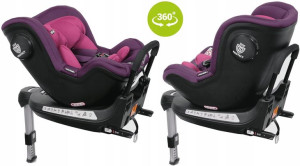 Fotelik Rhodesian 0-18kg Pink Isofix 360° BabySafe