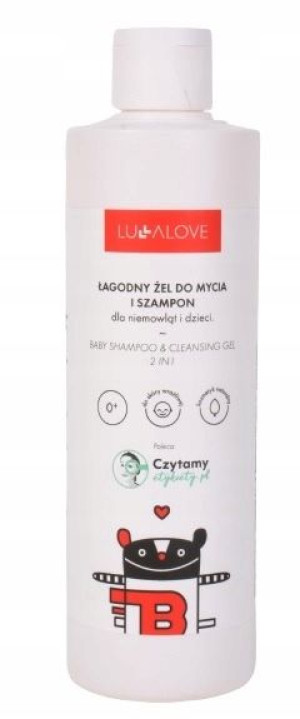 Łagodny żel do mycia szampon dla dzieci Lullalove