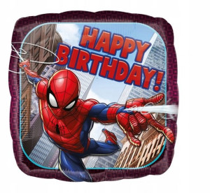 Balon foliowy Spiderman Happy Birthday 18"God