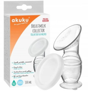 Akuku Kolektor mleka silikonowy odciągacz