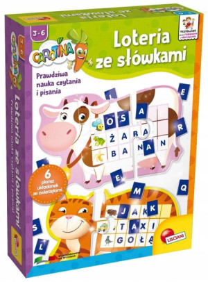 Carotina Loteria ze słówkami 3+ Lisciani