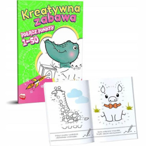 Książka dla dzieci Połącz punkty 1-50 Martel
