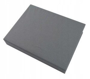Prześcieradło z gumka jersey szare 140x70 Olka