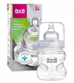 Butelka dla niemowląt samosterylizująca 150ml Lovi