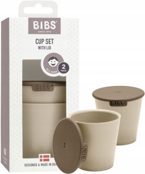 Bibs 2 kubeczki pokrywki do picia dla dzieci