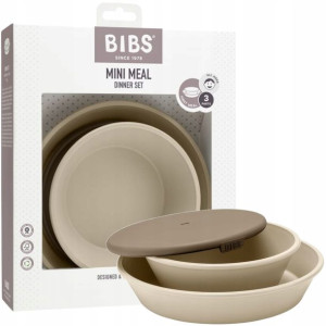 Bibs Talerzyk z miseczką z pokrywką Vanilla