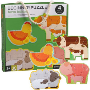 Pierwsze Puzzle dla dzieci Farma Petit Collage