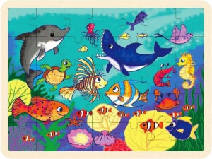 Puzzle drewniane Rafa Koralowa 35 el 3+ Top Bright