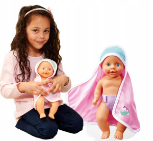 Lalka New Born brudny bobasek do kąpania 30cm Simb