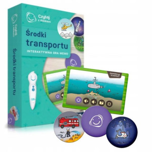 Gra memo Środki transportu Czytaj z Albikiem Albi
