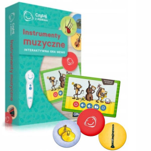 Gra memo Instrumenty muzyczne Czytaj z Albikiem 3+