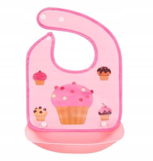Śliniak Eva z kieszonką MUFFIN Bocioland