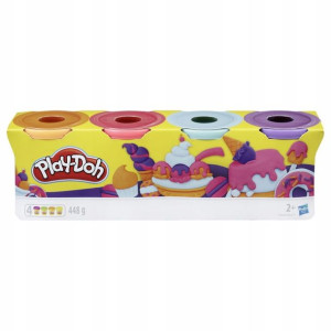 Ciastolina 4 tuby lody 2+ Play Doh