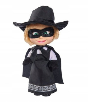 Masza i Niedźwiedź Masza w przebraniu Zorro Simba