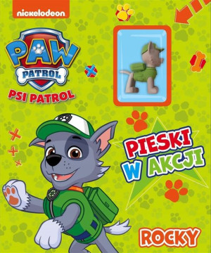 Książka dla dzieci edukacyjna z figurką Rocky