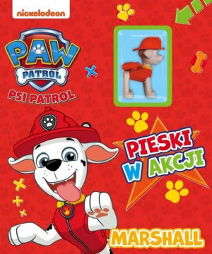 Książka dla dzieci edukacyjna z figurką Marshall