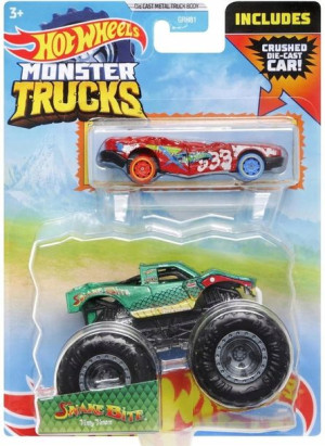Hot Wheels Monster Trucks Snake Bite + resorak