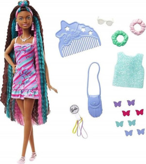 Lalka Barbie Totally Hair długie włosy + akcesoria