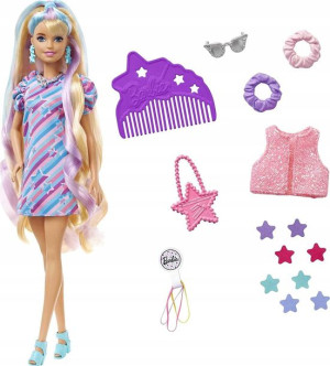 Lalka Barbie Totally Hair długie włosy + akcesoria