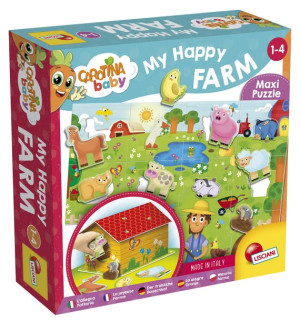 Puzzle Carotina Baby Moja Farma Lisciani