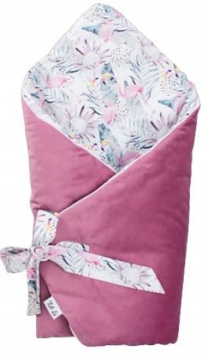 Rożek niemowlęcy 75x75 Dirty Pink Lulilu