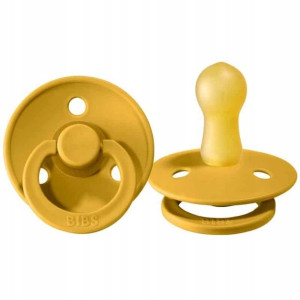 Smoczek Uspokajający Hevea Mustard S 0-6m Bibs
