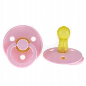Smoczek Uspokajający Hevea Baby Różowy S 0-6m Bibs