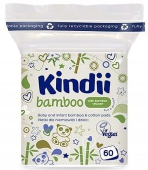 Kindii Bamboo Płatki dla niemowląt 60szt.
