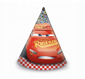 Czapeczki papierowe Cars 3 6szt. Godan