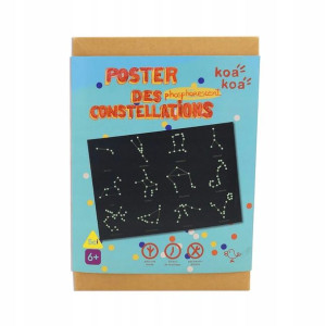 Plakat ze znakami zodiaku + naklejki Koa Koa