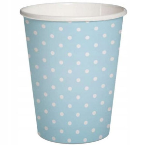 Kubeczki papierowe Baby Shower błękitne Godan