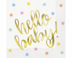 Serwetki papierowe Baby Shower Hello Baby Godan
