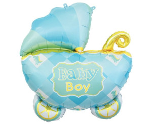 Balon foliowy na Baby Shower wózek Baby boy Godan
