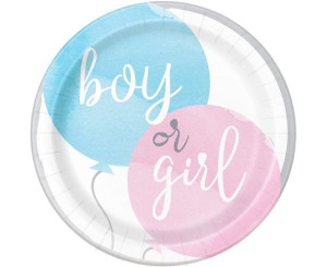 Talerzyki papierowe Baby Shower Boy or Girl Godan
