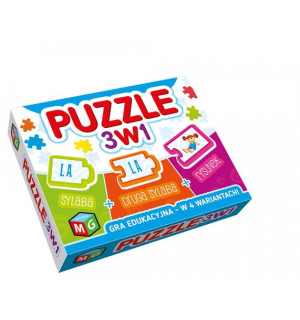 Puzzle edukacyjne 3w1 5+ Multigra