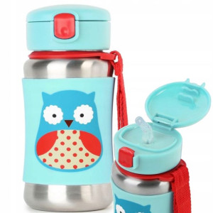 Stalowy bidon Sowa Zoo 350ml Skip Hop