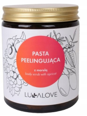 Rozświetlająca pasta peelingująca Lullalove