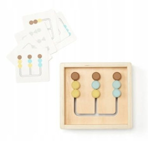 Drewniany Sorter Tablica Kształty Kids Concept