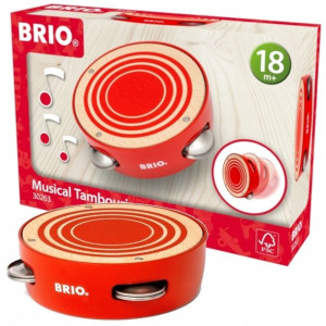 Brio Tamburyn drewniany Instrument muzyczny