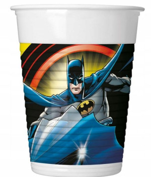 Kubeczki plastikowe Batman 200ml 8szt. Godan