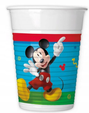 Kubeczki plastikowe Mickey 200 ml 8 szt. Godan