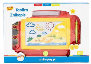 Tablica znikopis czerwona 3+ Smily Play