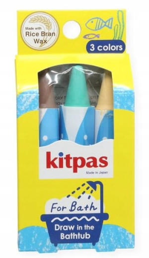 Kredki do kąpieli 3 szt. żółw Kitpas