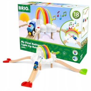 Brio Moja Pierwsza Kolejka Świecąca Tęcza